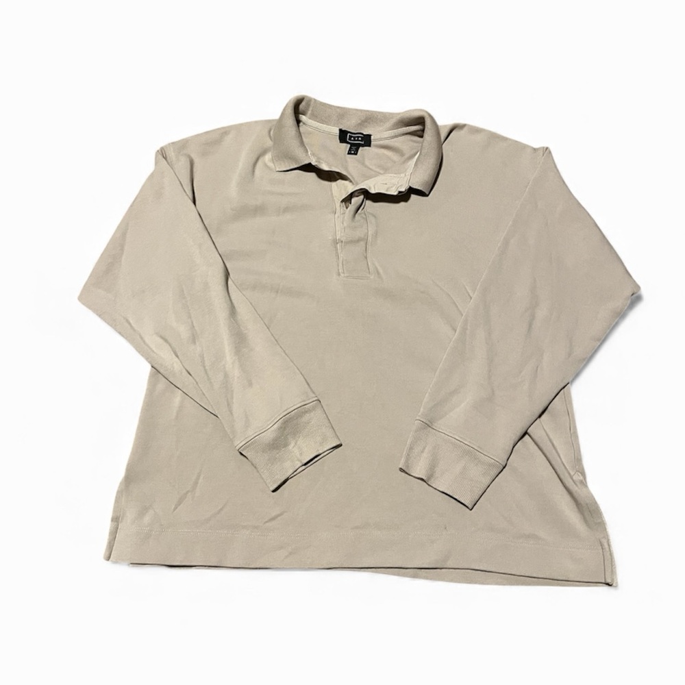 AYR Women’s M The Cool Polo Pima Cotton Beige Neutral